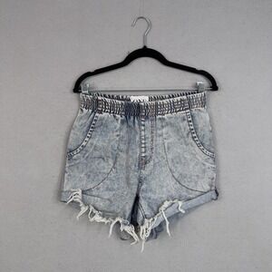 One Teaspoon Shorts Womens 26 LeHunt Bobby Elastic Waist Cutoff Frayed Rodeo NWT